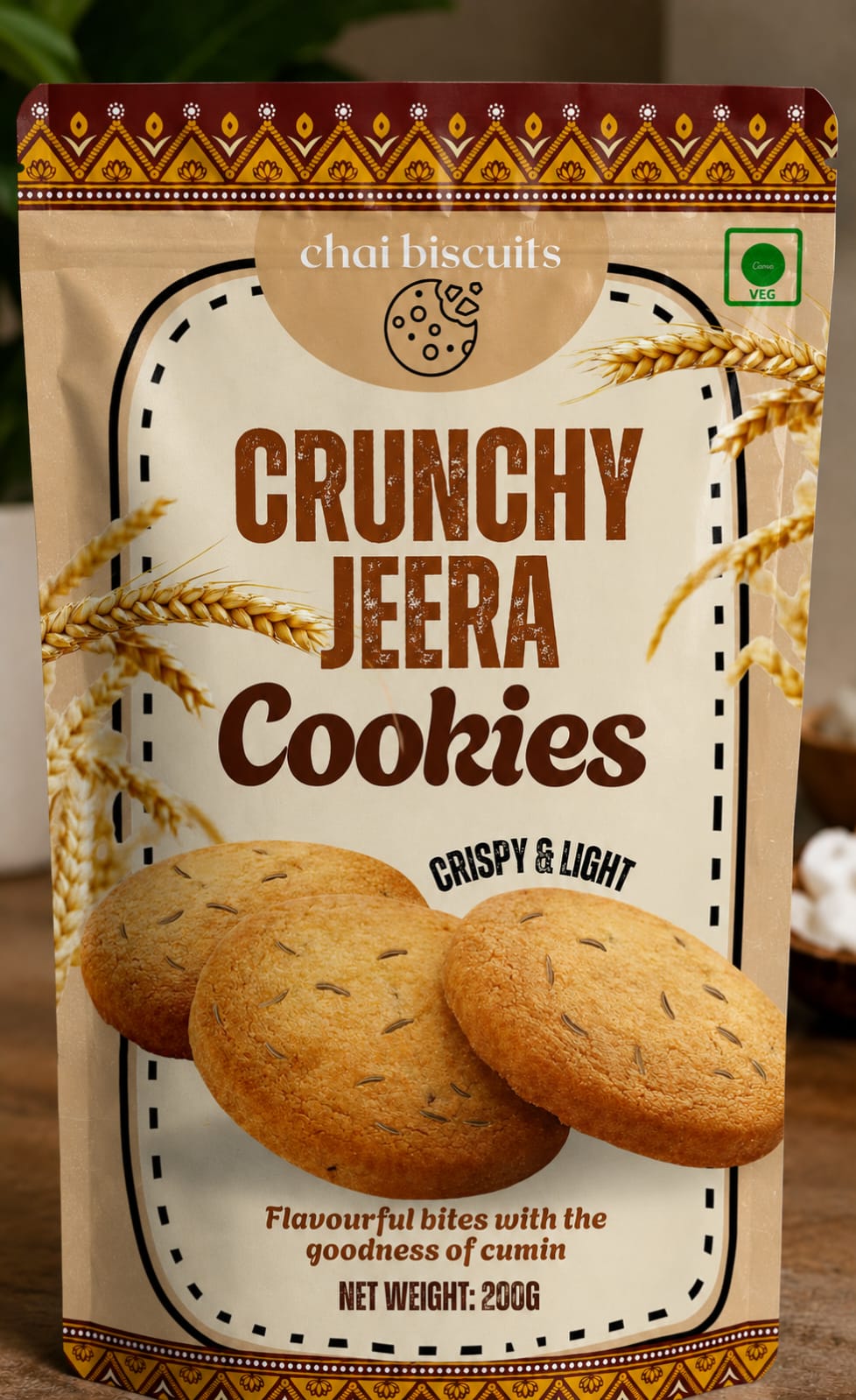 Crunchy Jeera Cookies packet